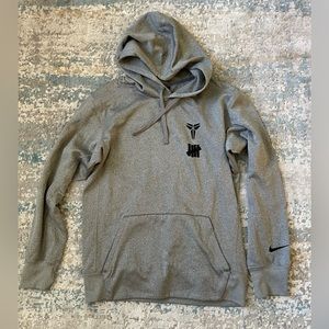 Preowned Like New Nike x Kobe x Undefeated Dri-Fit Hoodie Size Small Color Grey